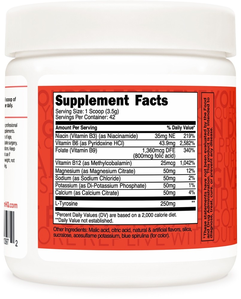 TransformHQ Hydration 42 Servings (Rocket Pop) - Electrolyte Drink Mix