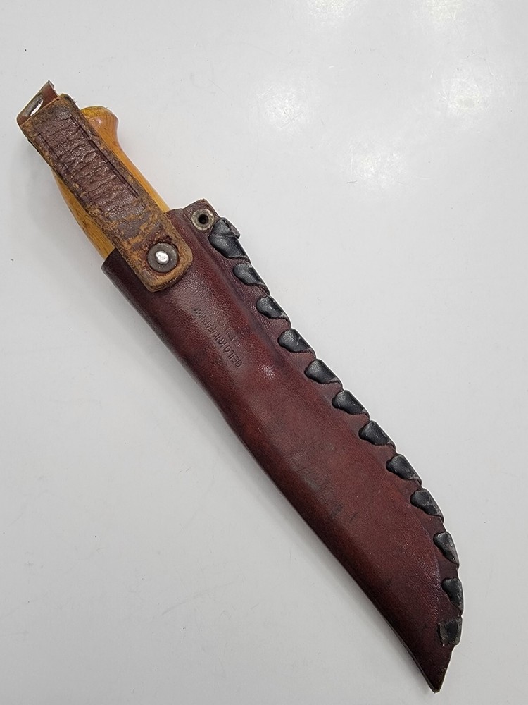 Brusletto Geilo Norway Fixed Blade Knife w/ Sheath E369