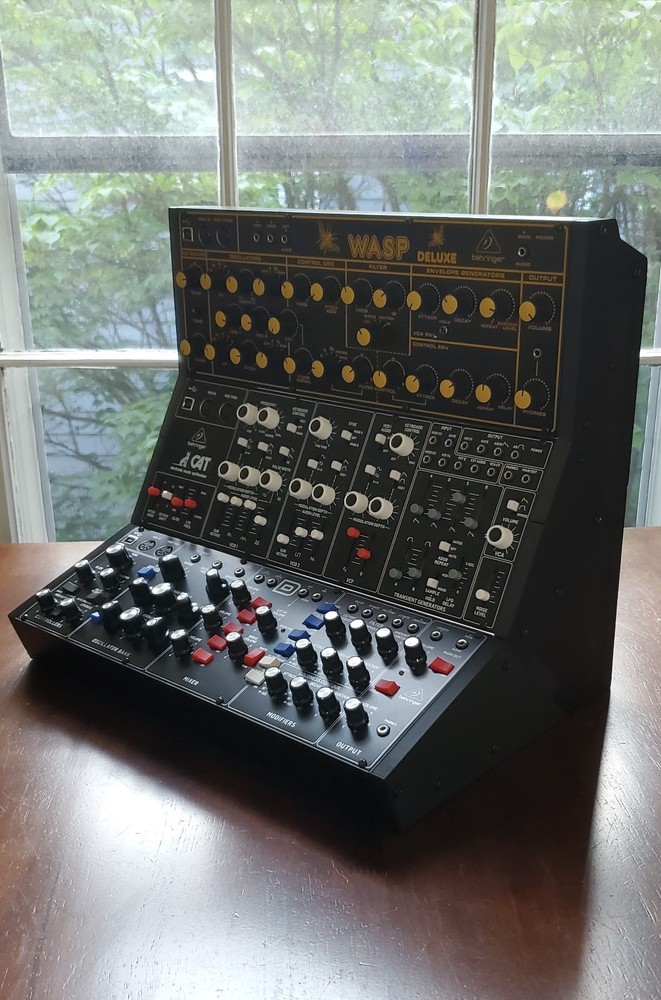 Behringer Synthesizer Synth Module Stand 3-Tier Printed Stand Black PLA