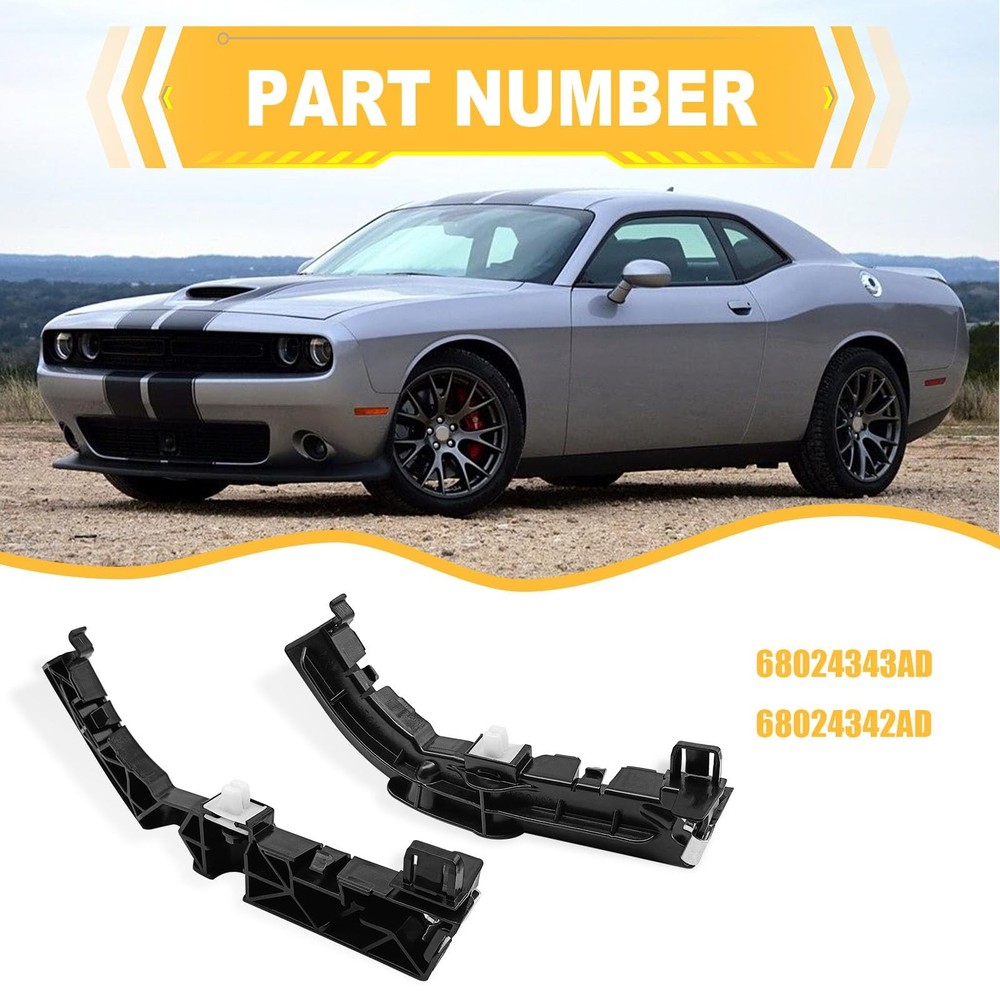 Dunviku Bumper Support Brackets Front Left Right Pair Driver Passenger Side...