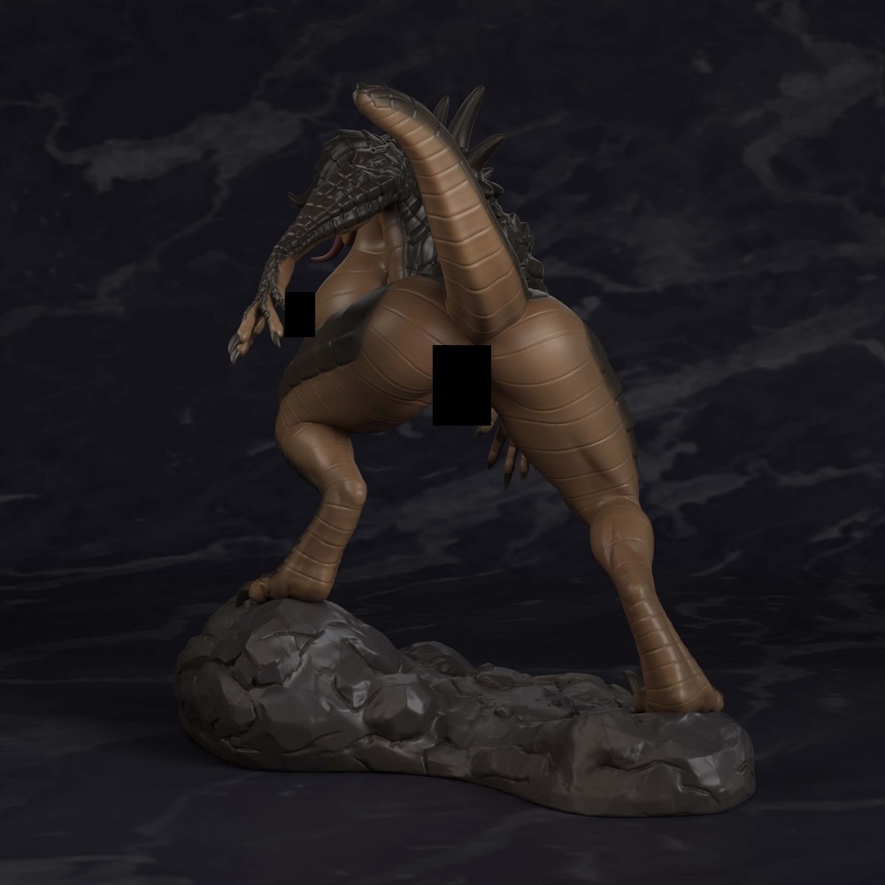 DeathClaw Polybits 1/12 Scale Resin Figure NSFW | Unpainted Model Kit