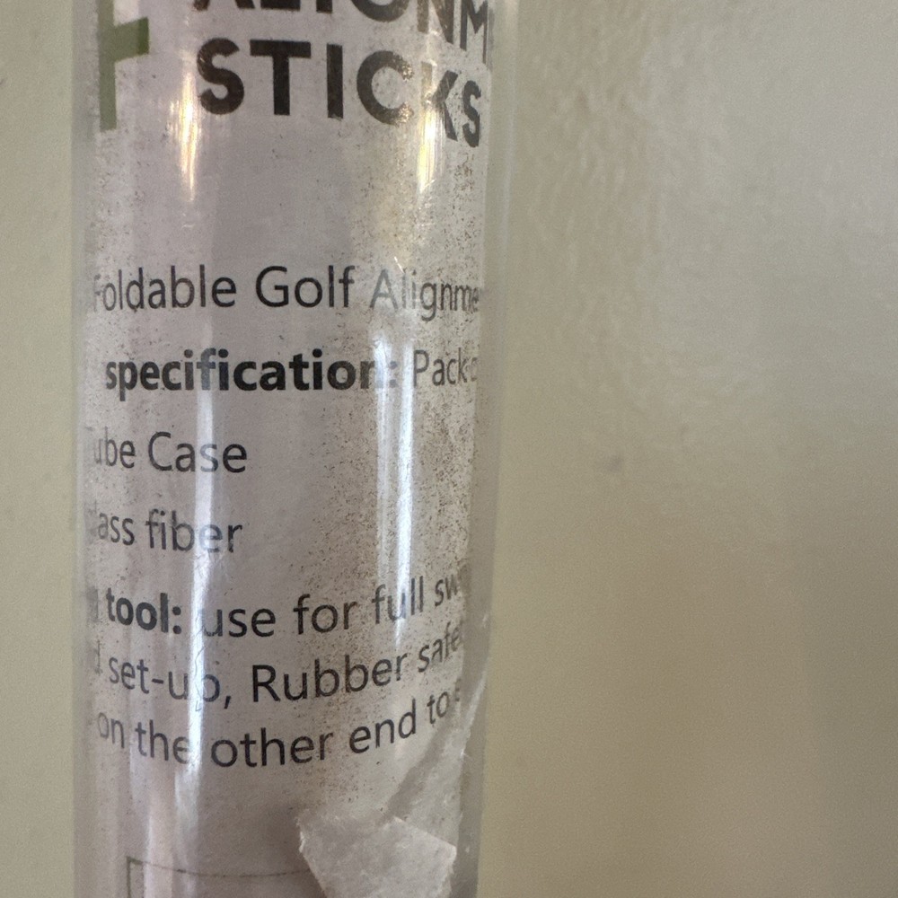 Axystar Golf Alignment Sticks 2 Pk Used Foldable