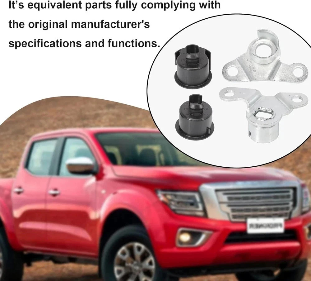 Tailgate Hinge Kit with Bushings for Frontier 2005-2021, Left & Right Rear Gate