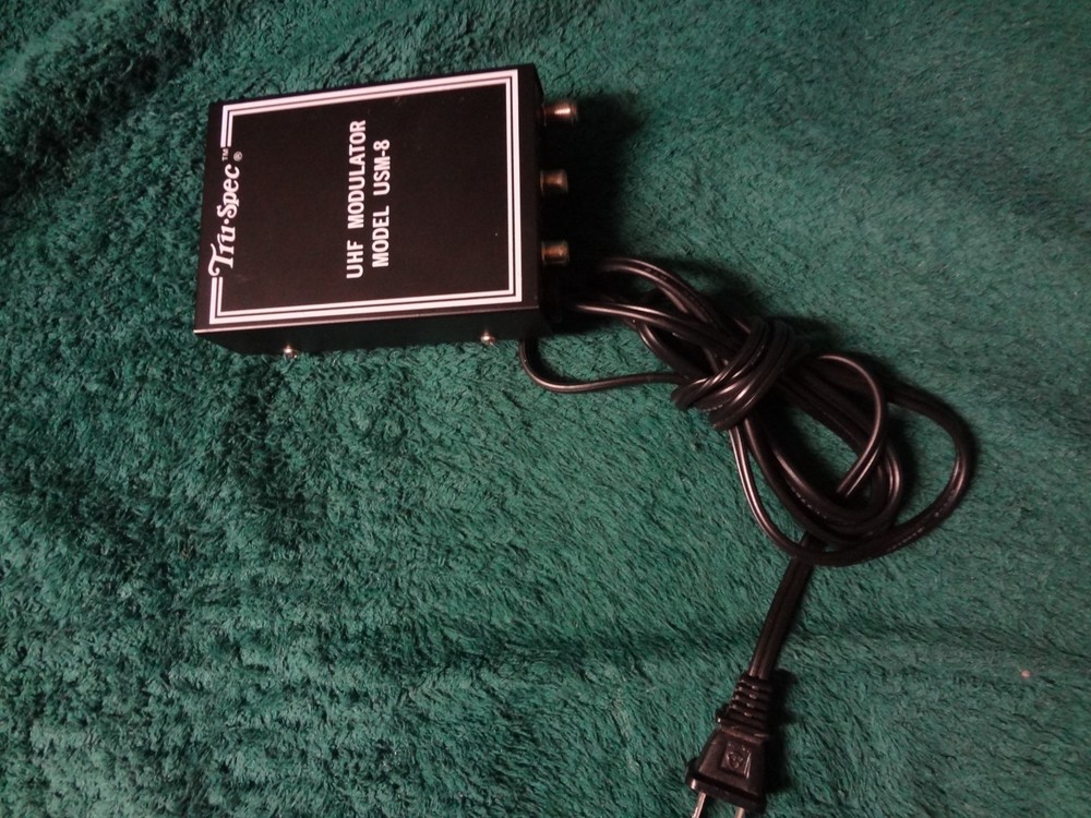 Tru-Spec USM-8 UHF Consumer Agile A/V Modulator UHF Modulator