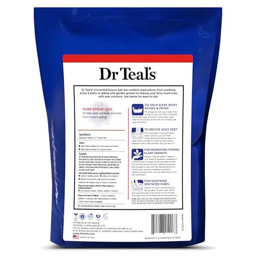 Dr Teal's Unscented Epsom Salt 19 lbs