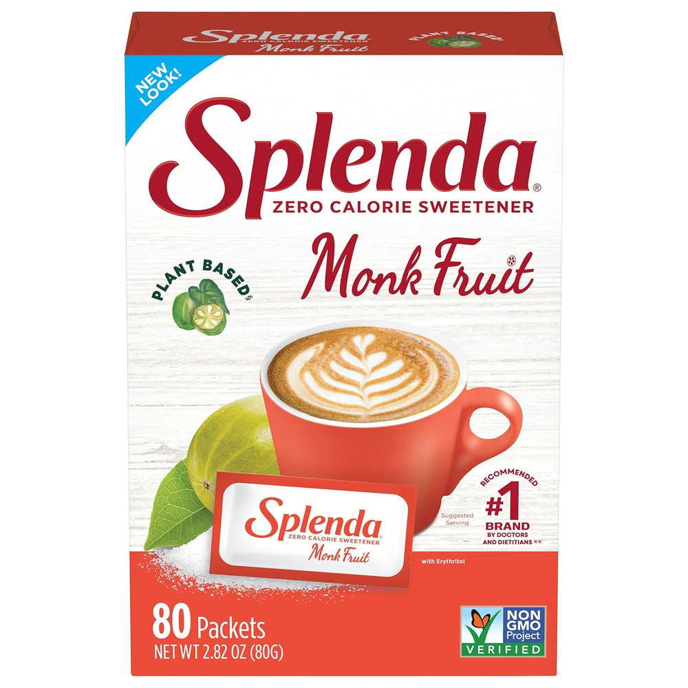 Monk Fruit Zero Calorie Plant Based Sweetener Substitute, Keto Sugar Alternative