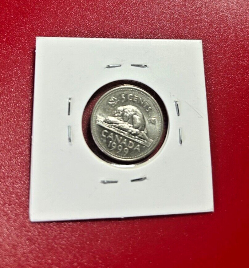 1999 CANADA 5 CENTS COIN - NICE WORLD COIN !!!