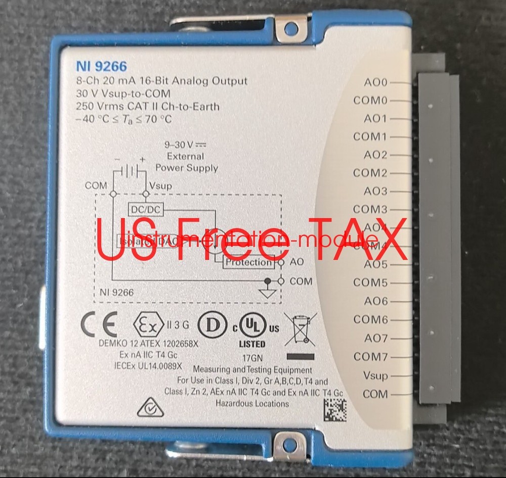 National Instruments NI 9266 cDAQ Analog Current Output Module