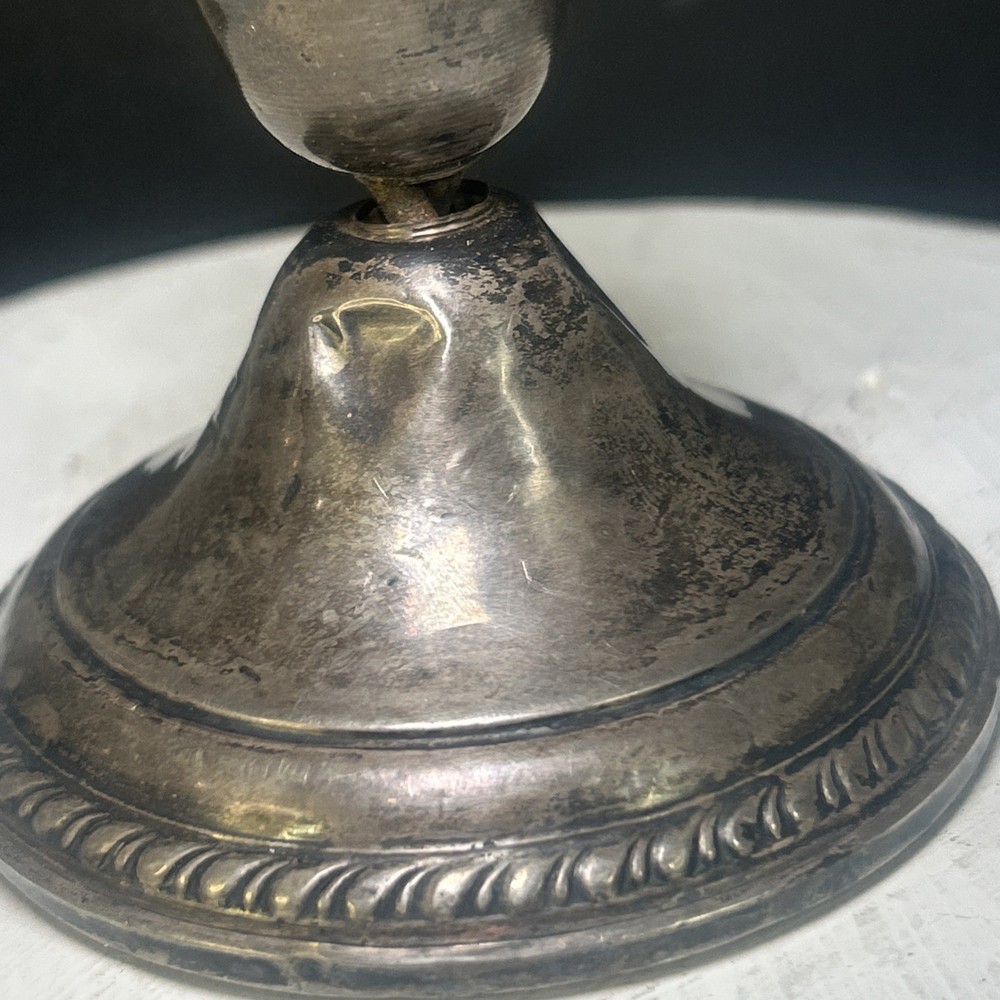 Antique Saban Sterling Silver Candlestick