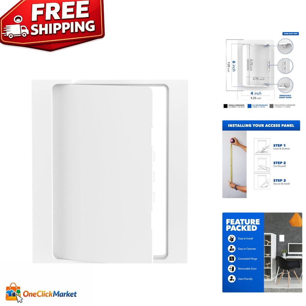 Customizable 4x6 Drywall Access Panel - User-Friendly Design for Easy Access