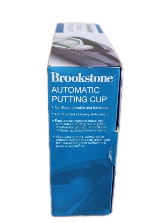 NIB! Brookstone Automatic Putting Cup