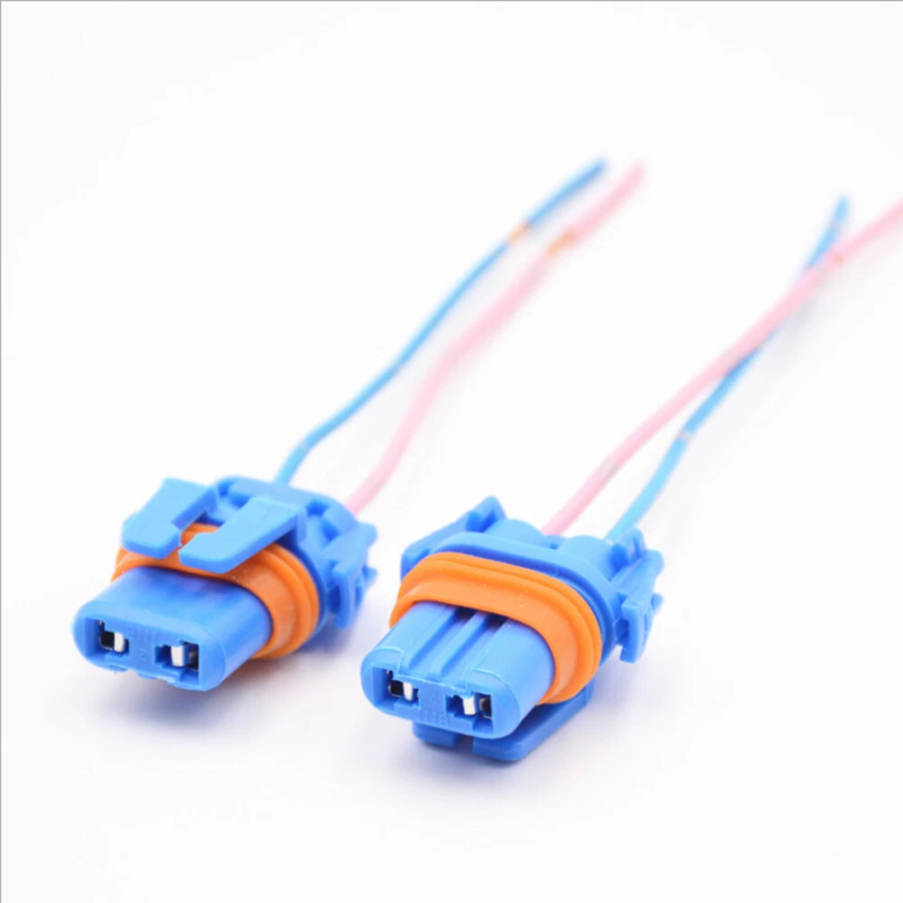 2pcs 9005 9006 Adapter Wiring Harness Socket for Headlight Fog Light Universal