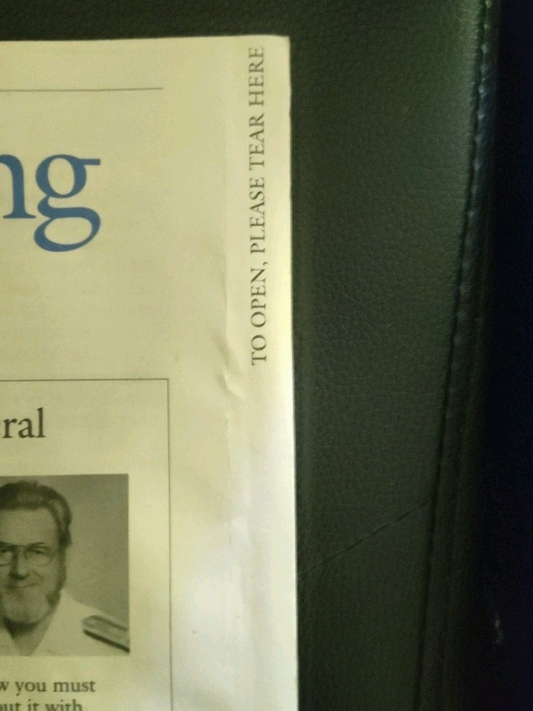 UNDERSTANDING AIDS BROCHURE, SURGEON GENERAL C. EVERETT KOOP, 1988! SEALED!!