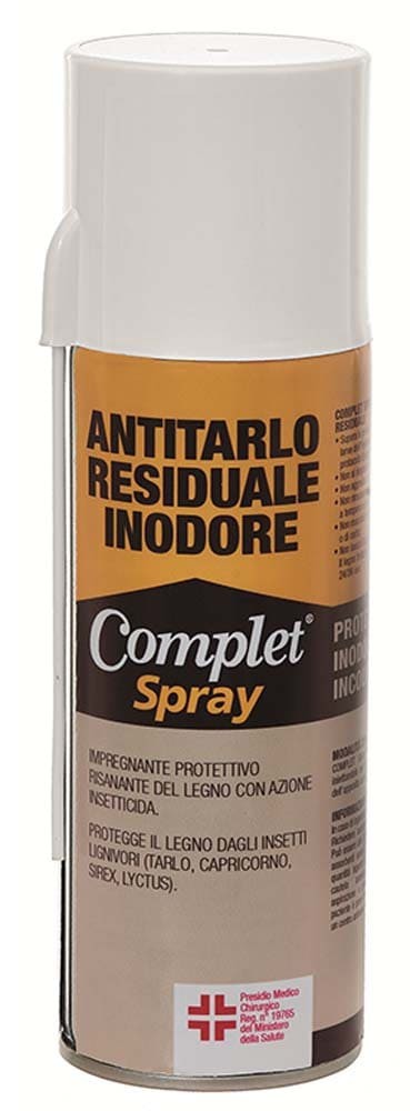 Protective anti-woodworm impregnating odorless, colorless Complet Spray