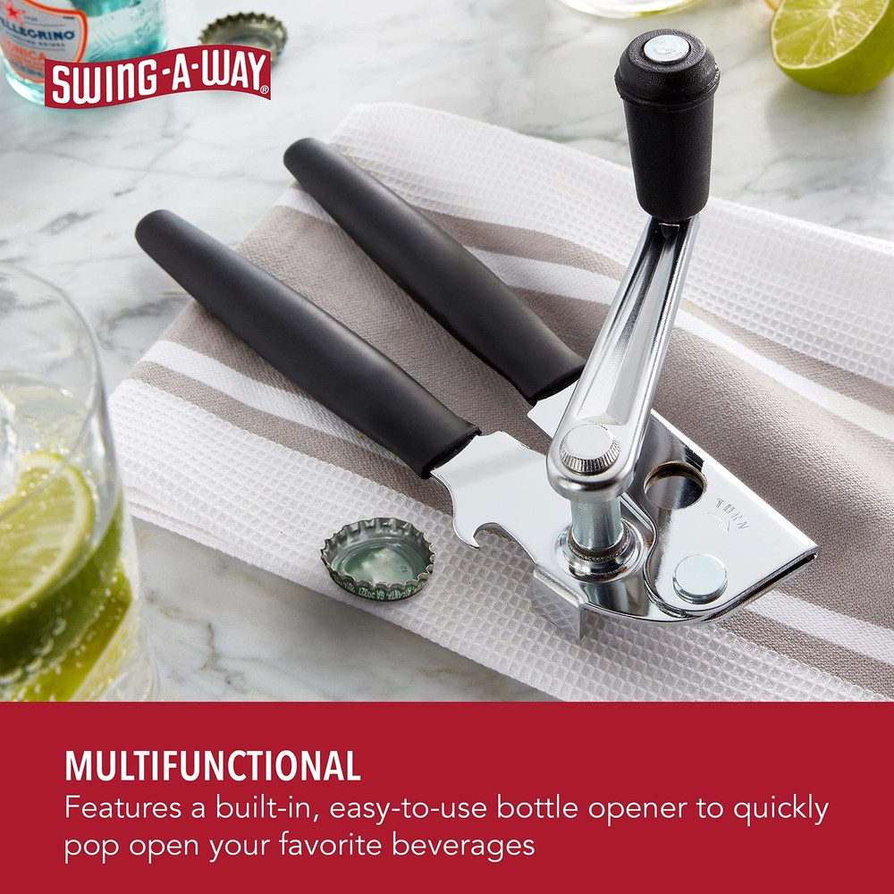 Easy Crank Can Opener 10.4 Inches Black