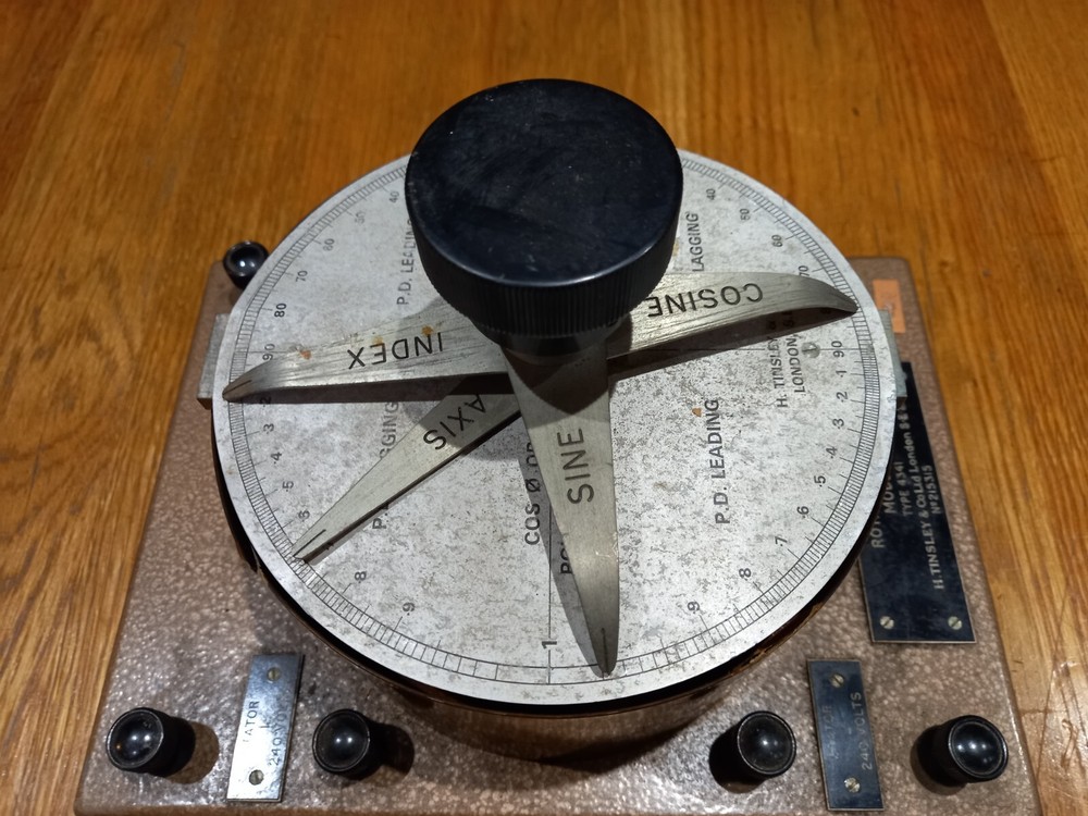 H. Tinsley & Co. Ltd Rotating Field Demonstration Model Type 4341