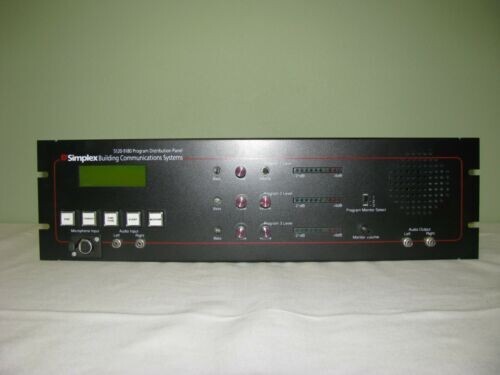 Simplex 5120-9180 Program Distribution Panel Has BROKEN KNOBS Working Pull