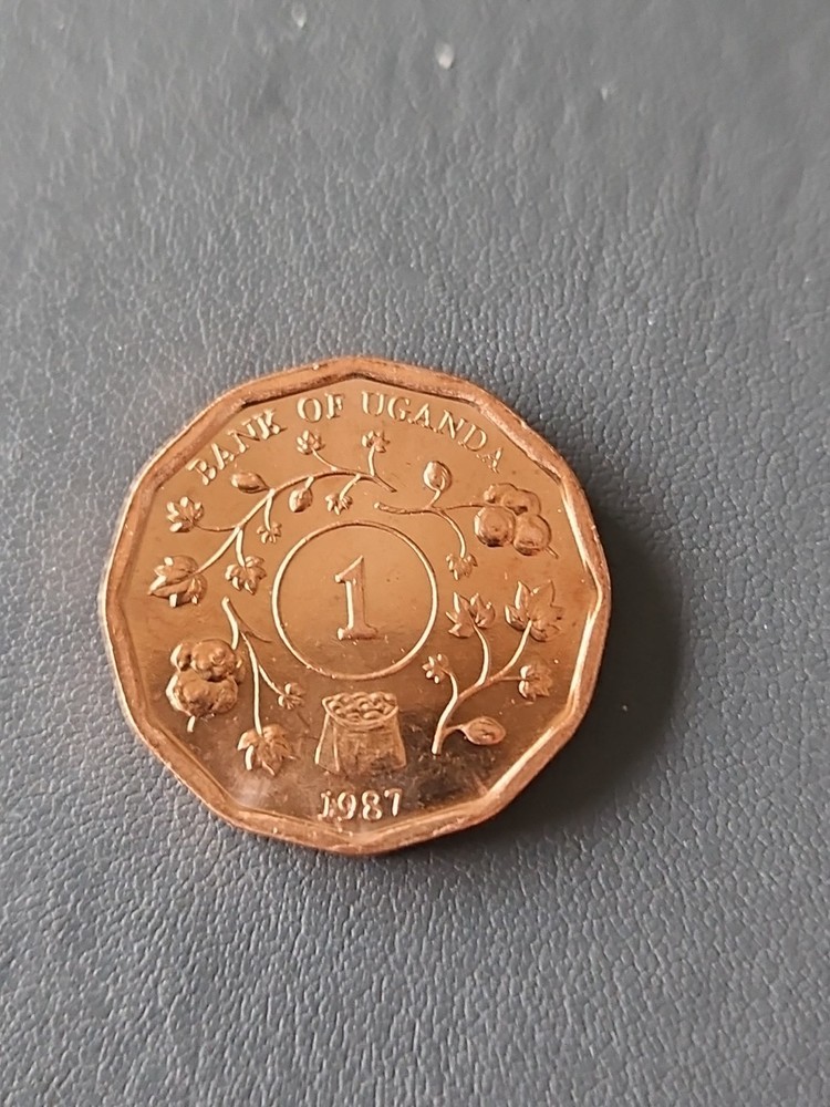 Uganda One Shilling Coin 1987 UNC