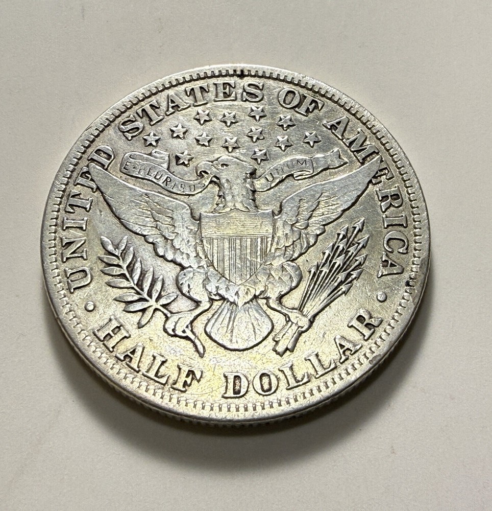 1897 Barber Half Dollar VF Details