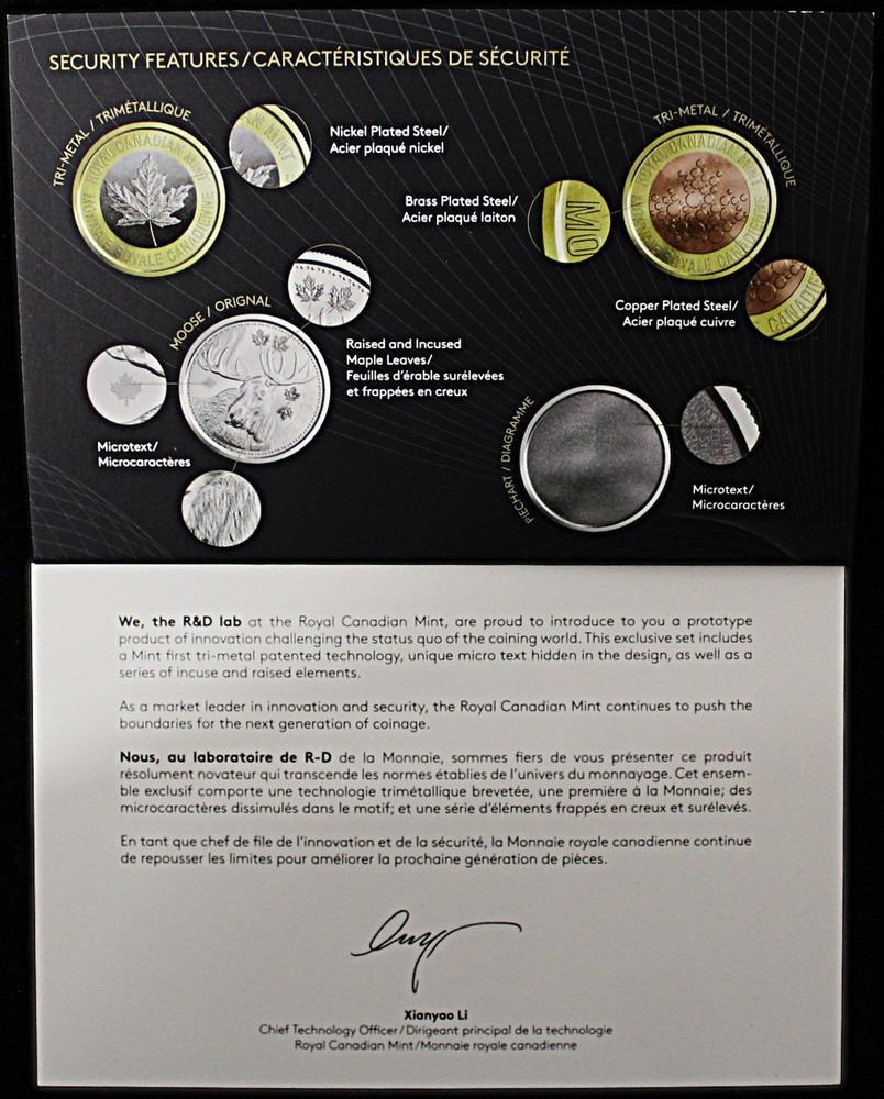 2018 Canada Special Edition R&D Security Test Token Set