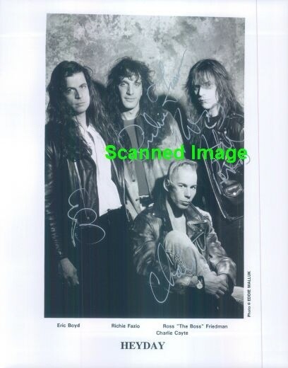 Autographed Press Photo: HEYDAY 8x10 B&W Signed