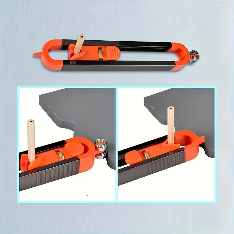 Precision Woodworking Contour Gauge Lockable Irregular Curve Tool DIY Project