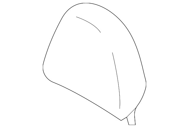 Genuine Mitsubishi Headrest Outer 6971A739XA
