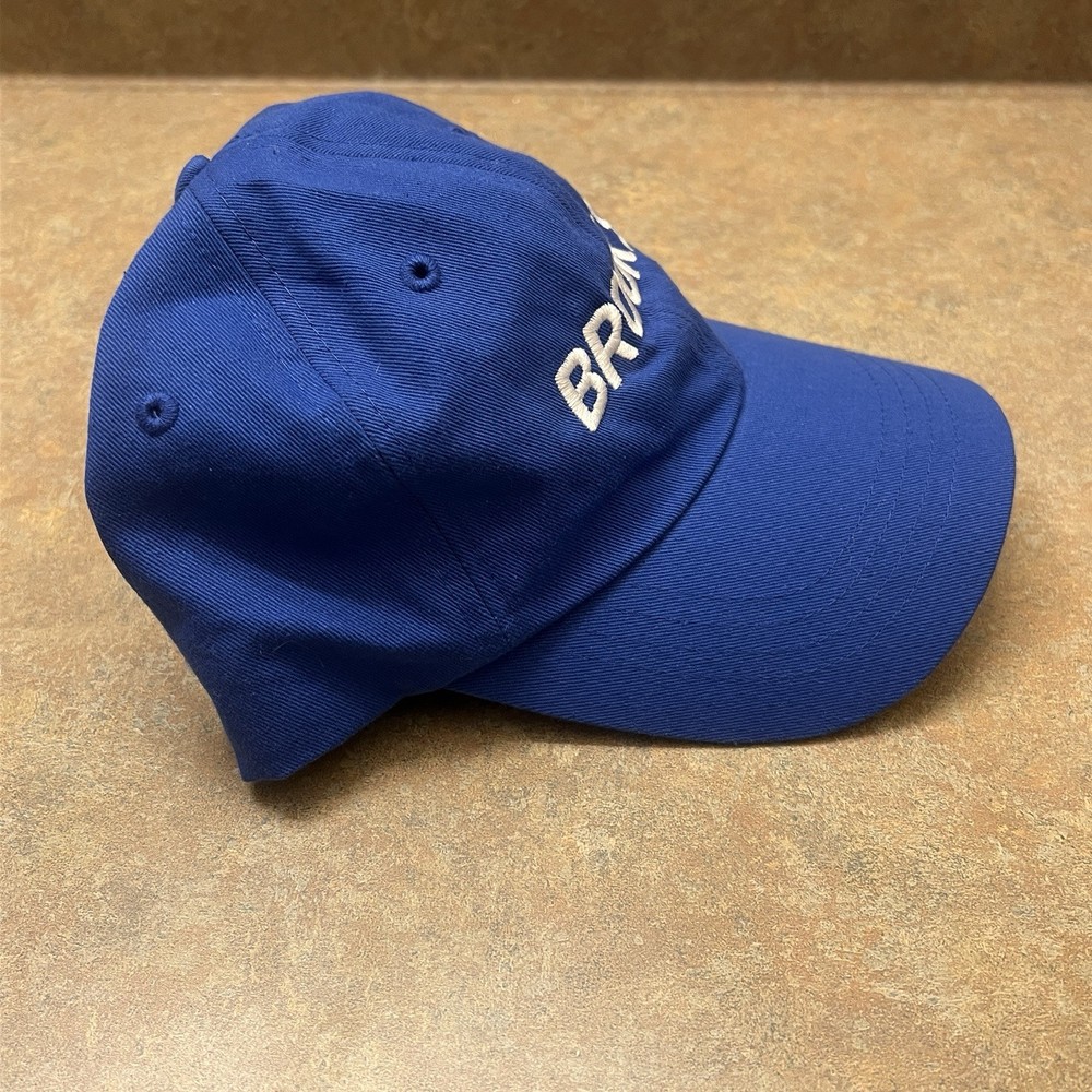 Brooks Running Hat "Lets Run There" One Size Blue Adjustable Strapback Hat