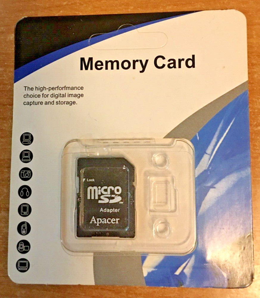 CLEARANCE *Lock Micro SD™ Apacer MEMORY Card ( Windows® / Mac OS )