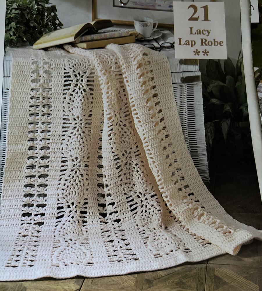 ~Crochet Pattern - Lacy Lap Robe - Pattern Only~