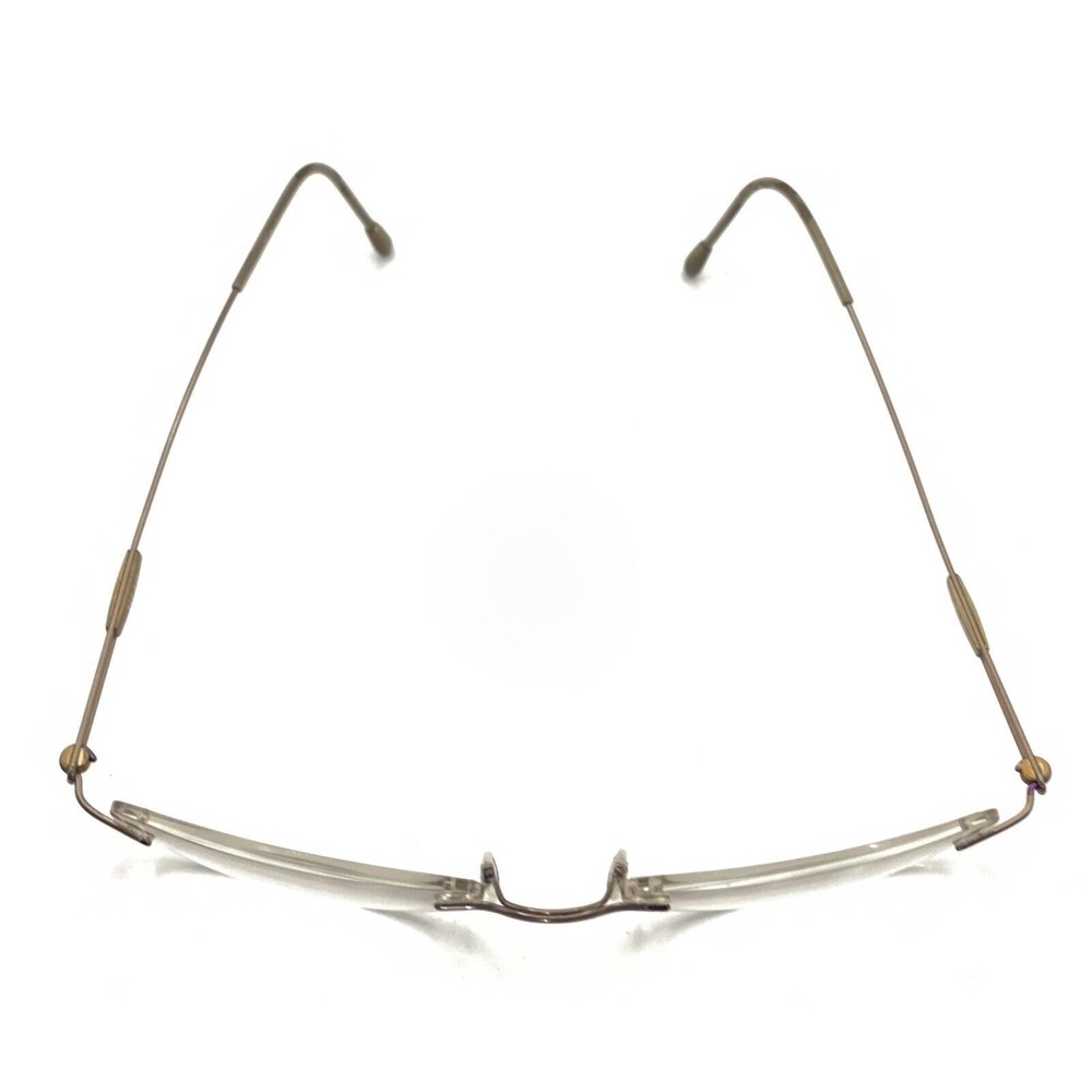 Silhouette Titanium Copper Bronze Rimless Eyeglasses Frames Austria Designer
