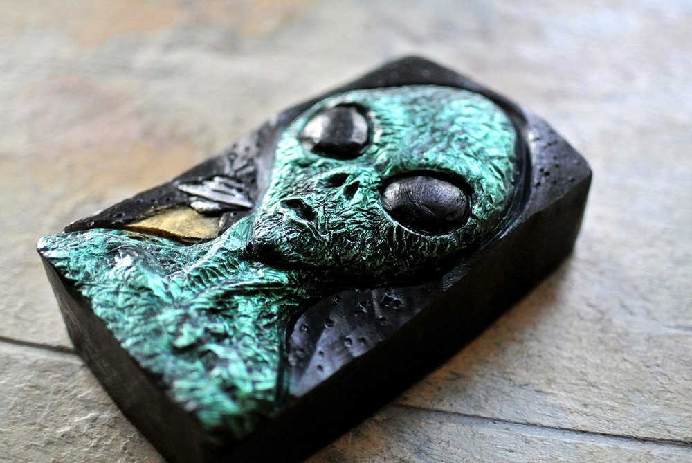Alien Silicone Mold for SOAP Making and Other Crafts, Crafting Tool