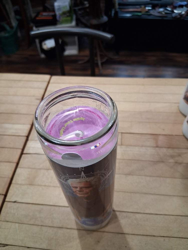Anthony Bourdain Prayer Candle – Devotional Glass Jar