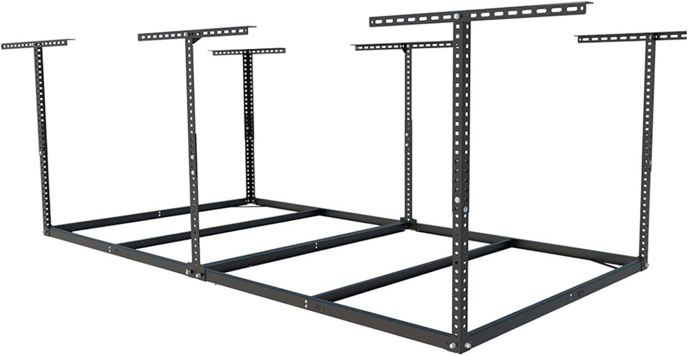 4X8 Overhead Garage Storage Rack without Decking, Storage Organization System, H