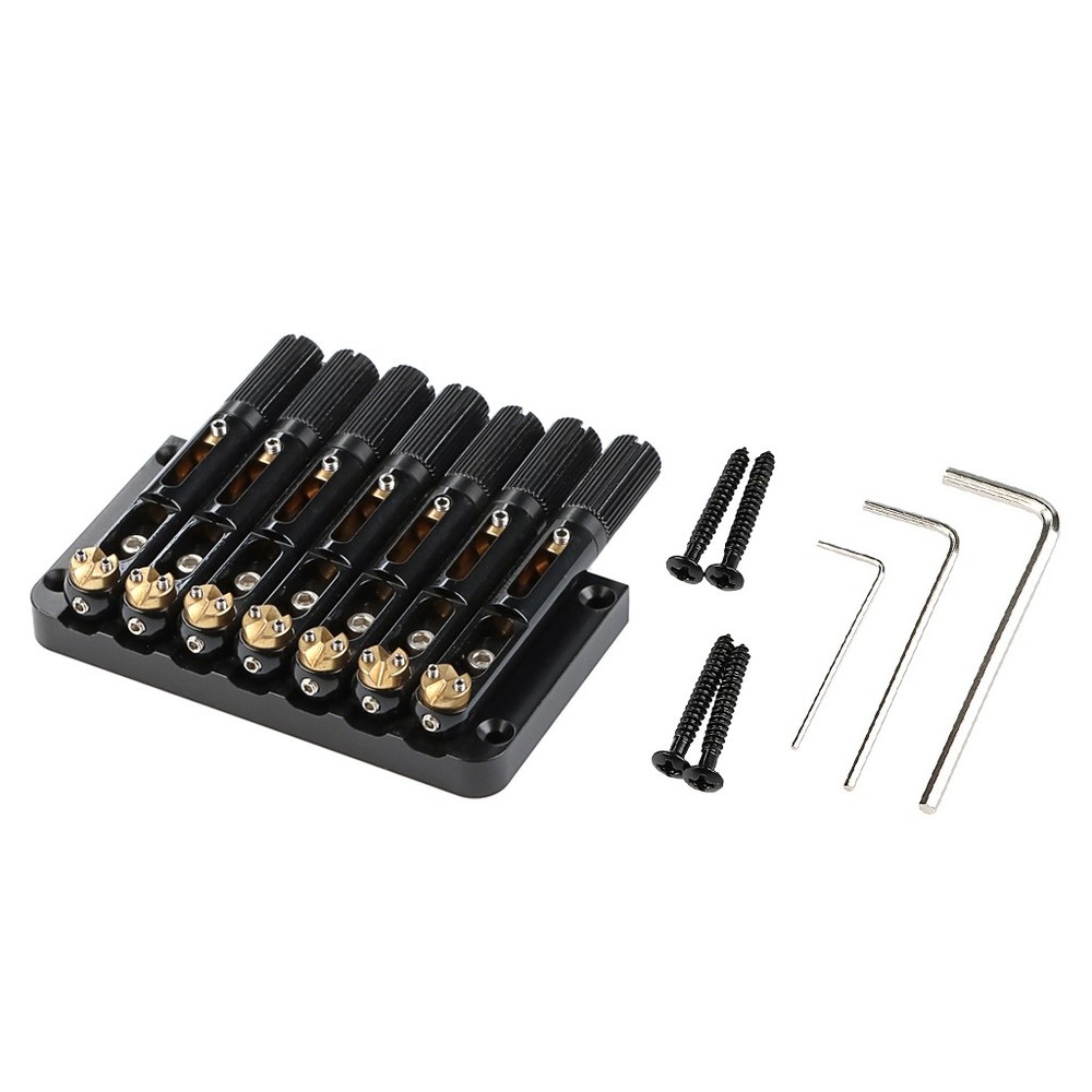 7 Strings Saddle Headless Guitar Bridge for Headless Guitar Accessories