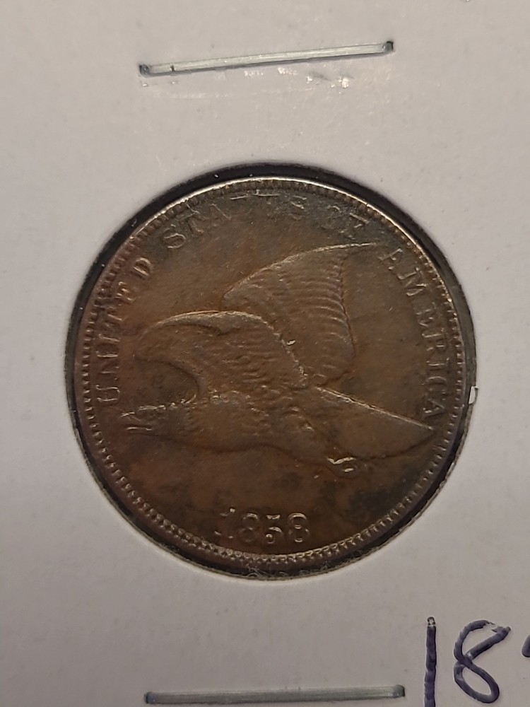 1858 Flying Eagle Cent XF Lot *84