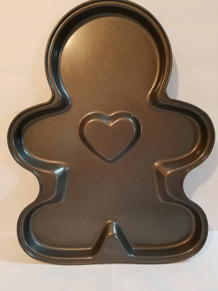 Wilton Gingerbread Man Baking Sheet 14 1/2" Tall Cookie Cake Kitchen Chef Baker
