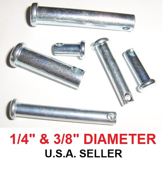 CLEVIS PINS - 1/4" & 3/8"  DIAMETER