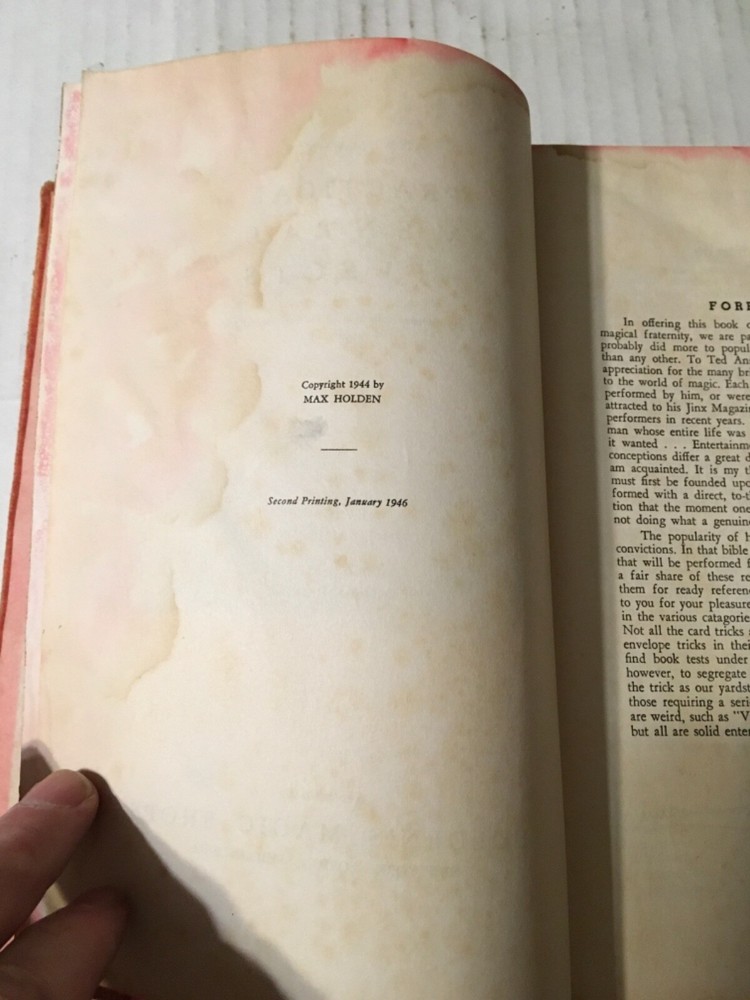Annemann's Practical Mental Effects 1946 Hardcover Book