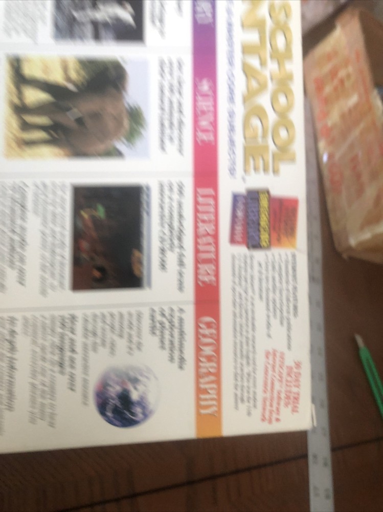 Encore Education Middle School Advantage 5 Disk CD Set New In Box Math History