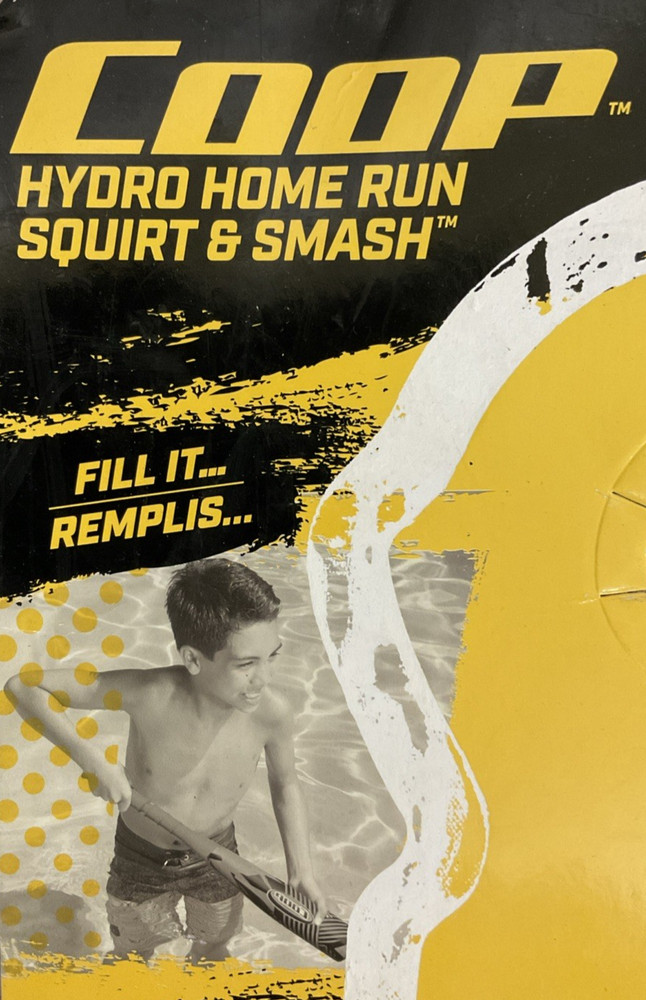 Coop Hydro Home Run Squirt & Smash Pool Foam Bat Multicolor