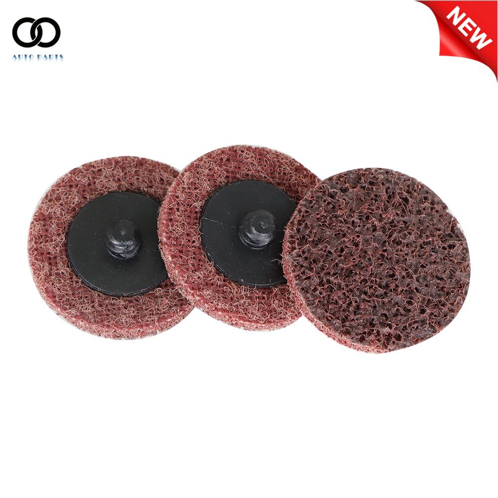 50× 2 inch Medium Surface Conditioning Discs Roll Lock Die Grinder Sanding Pads