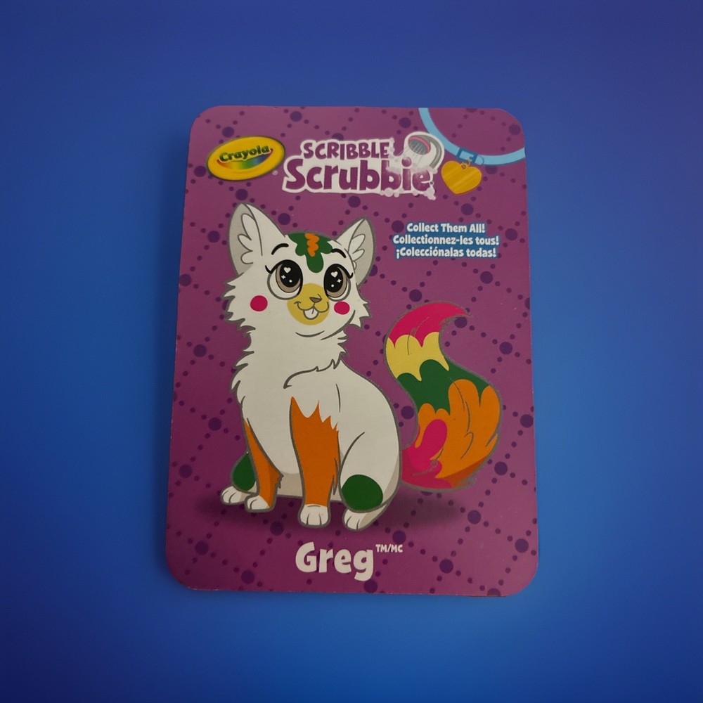 Crayola Scribble Scrubbies Pets Washable New In Box Greg