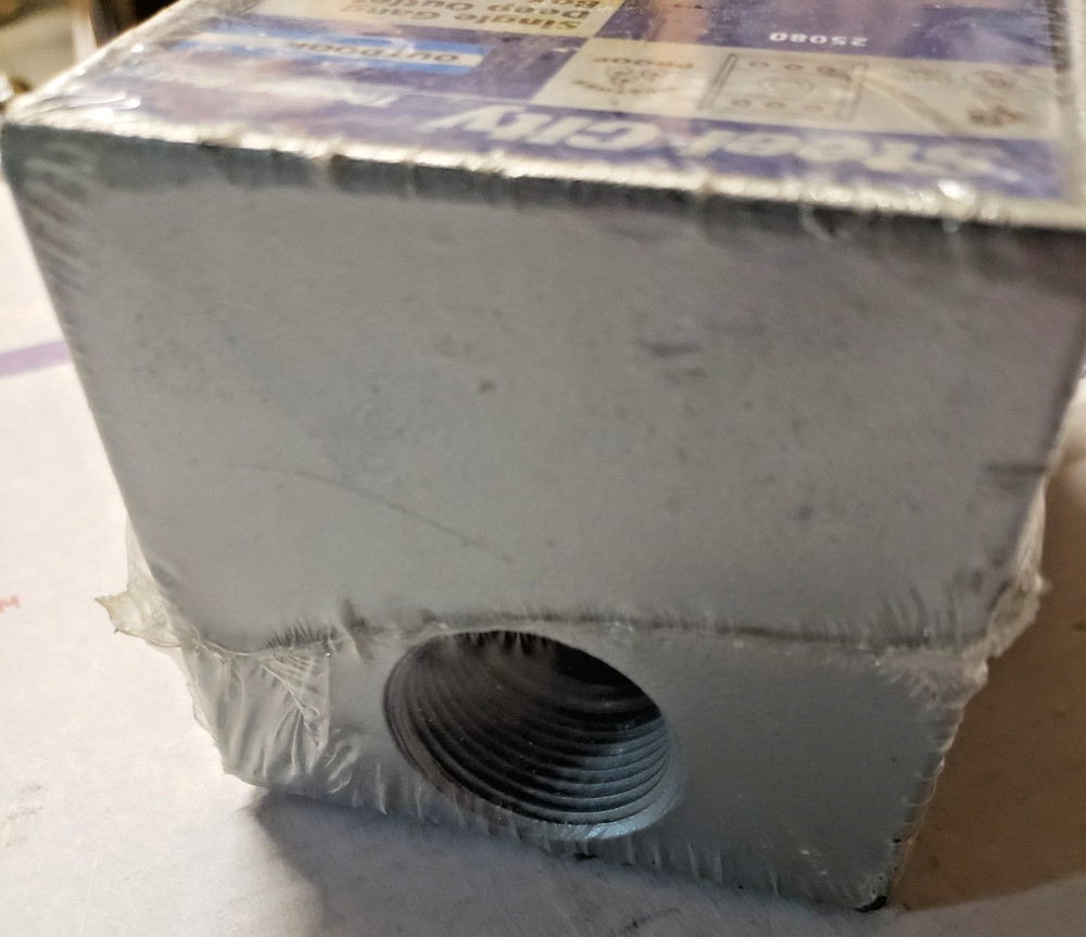 THOMAS & BETTS TD14-2 SINGLE GANG DEEP OUTLET BOX