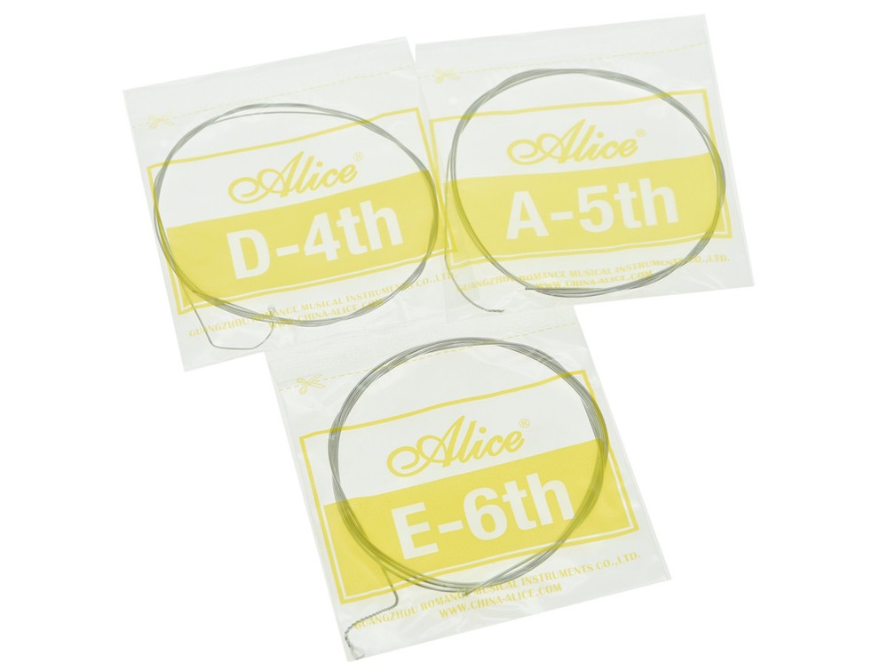 5 Sets Alice Clear Nylon Classical Guitar String Hard Tension Guitar Strings