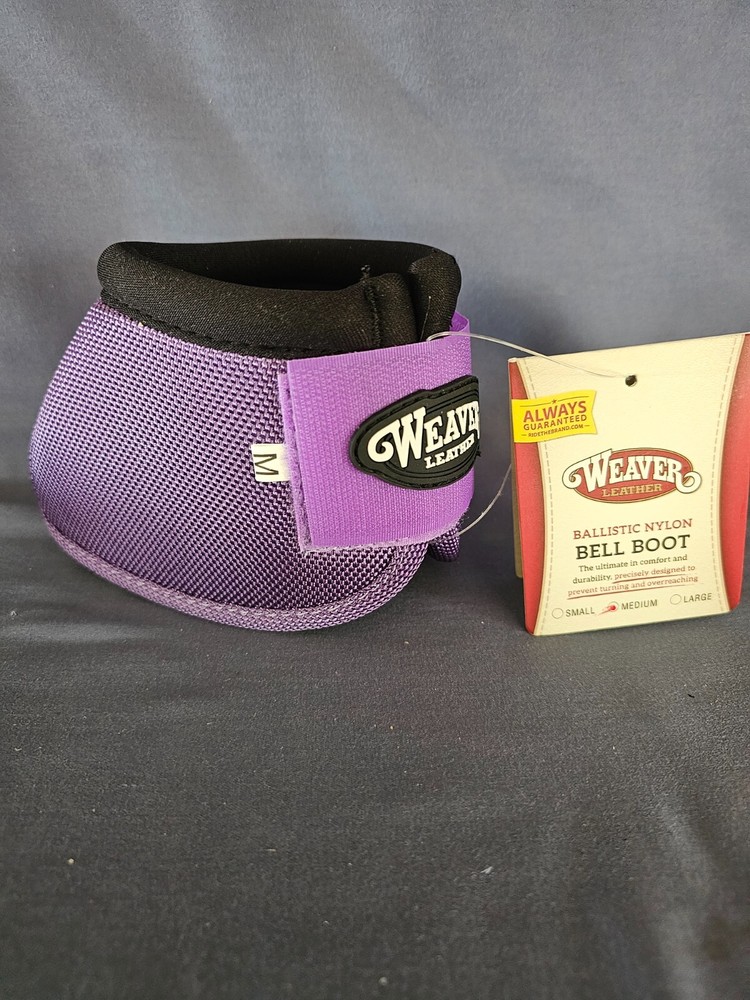 Weaver Leather Ballistic No-Turn Bell Boot, Grape, Medium (Single Boot)