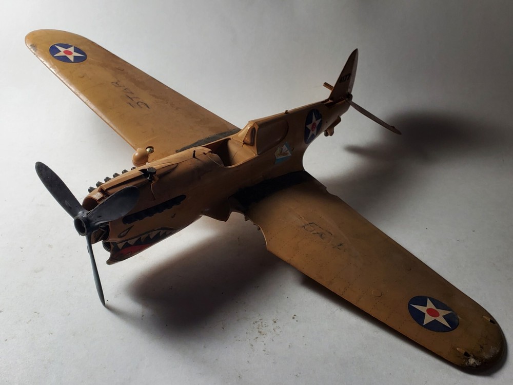 Cox Thimble Drome P-40 Warhawk Flying Tiger WWII Tether Plane .049 Control Line