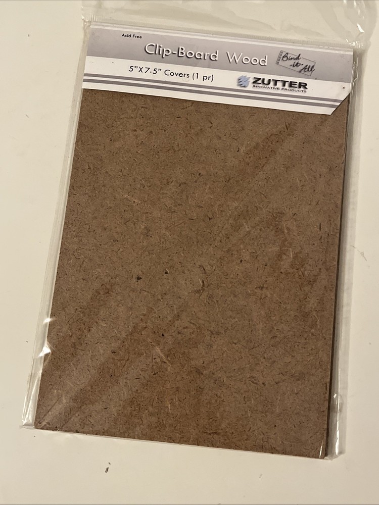 Zutter Bind-It -all Covers 7.5x5 Flat & Curved Spine & Clipboards