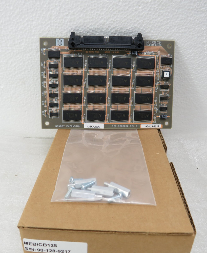 * Hirsch Identiv MEB/CB128 128K User Memory Expansion/Code Buffering Board [CTD]
