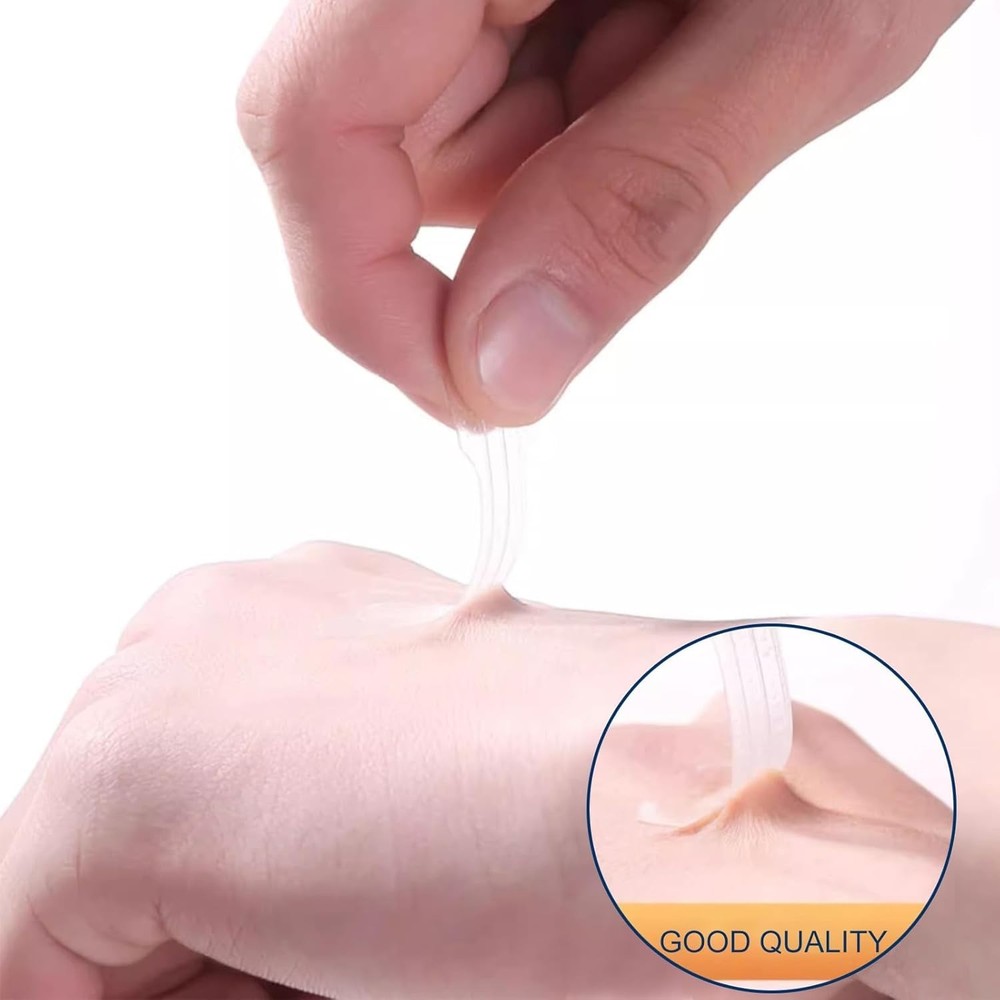 Invisible & Transparent Nasal Strips – 50 Soft & Comfortable Breathable Strips